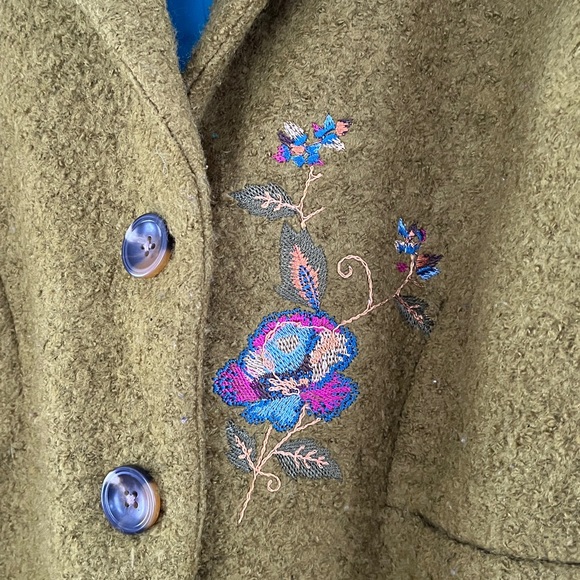 Sundance Wool blend fairy whimsical peacoat - Picture 7 of 14